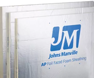 rigid-foam-board Isolated image of foam board insulation.