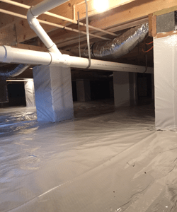 Conditioned Crawl Space with added storage - view 3