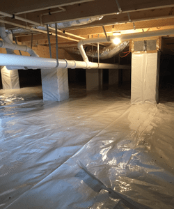 Conditioned Crawl Space with added storage - view 1