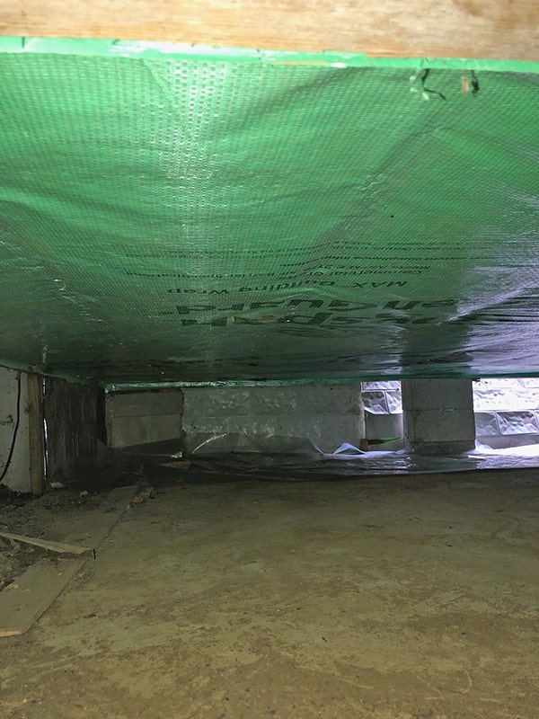 CRAWL SPACE INSULATION PROJECT IMAGES